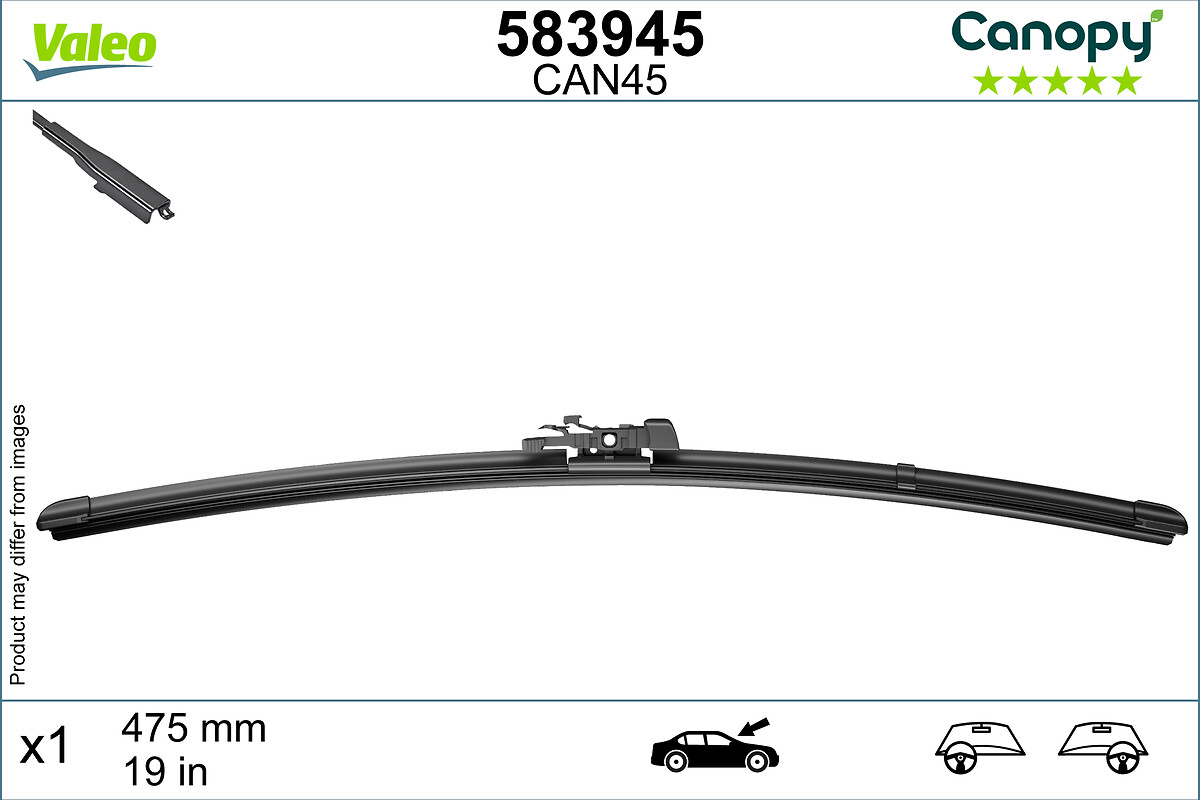 Lamela stergator VALEO 583945